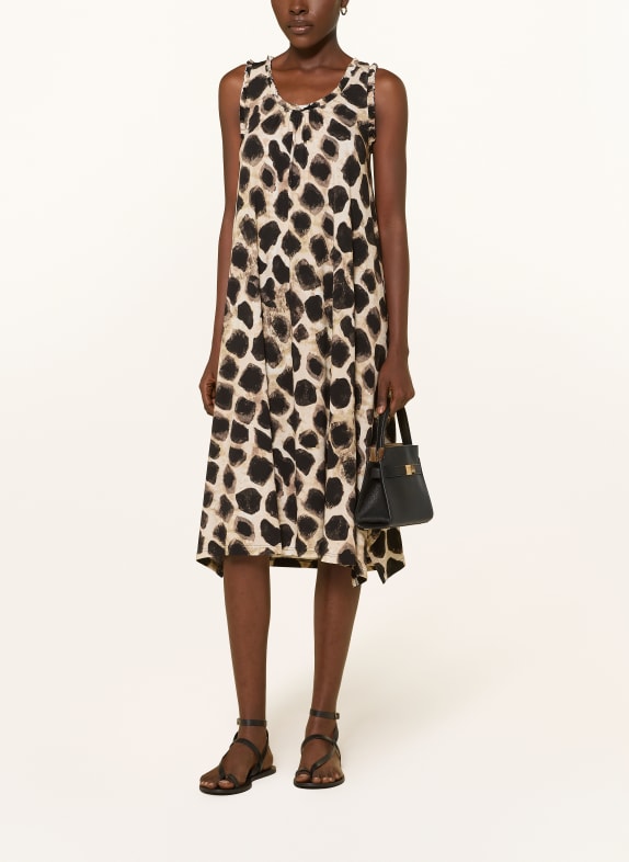 lilienfels Sukienka z falbanami KREMOWY / CAMELOWY / CZARNY