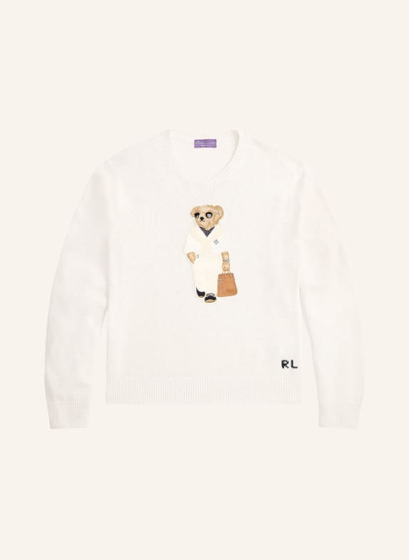 RALPH LAUREN PURPLE LABEL Pullover CREME / BRAUN / SCHWARZ