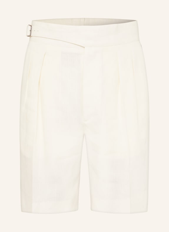RALPH LAUREN PURPLE LABEL Leinenshorts CREME
