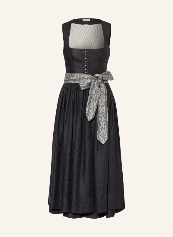 Gottseidank Leinendirndl MONIKA DUNKELBLAU / CREME