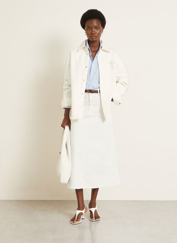 AMI PARIS Denim jacket CREAM