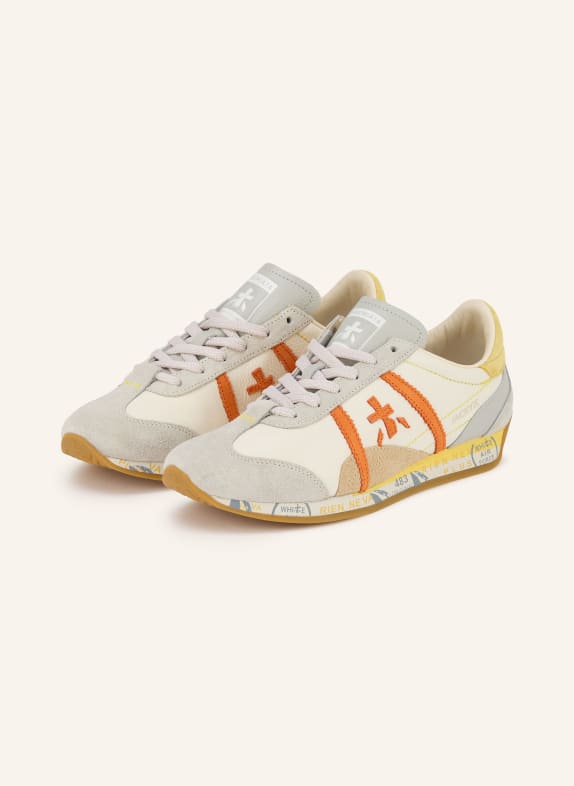 PREMIATA Sneaker JACKY WEISS / GRAU / ORANGE