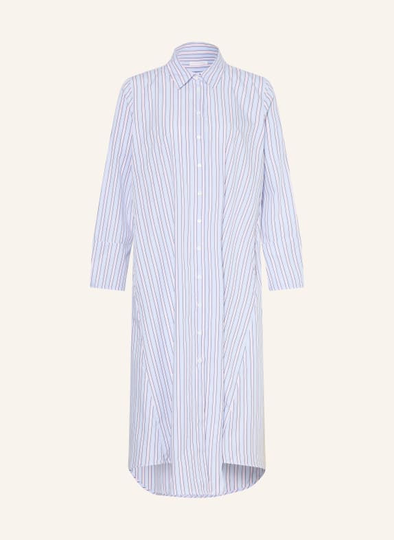 ROBERT FRIEDMAN Hemdblusenkleid HELLBLAU / ROSA / WEISS
