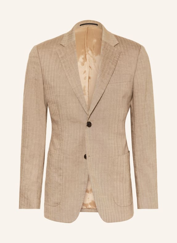 TIGER OF SWEDEN Anzugsakko JUSTIN Extra Slim Fit mit Leinen 14G Vintage Beige
