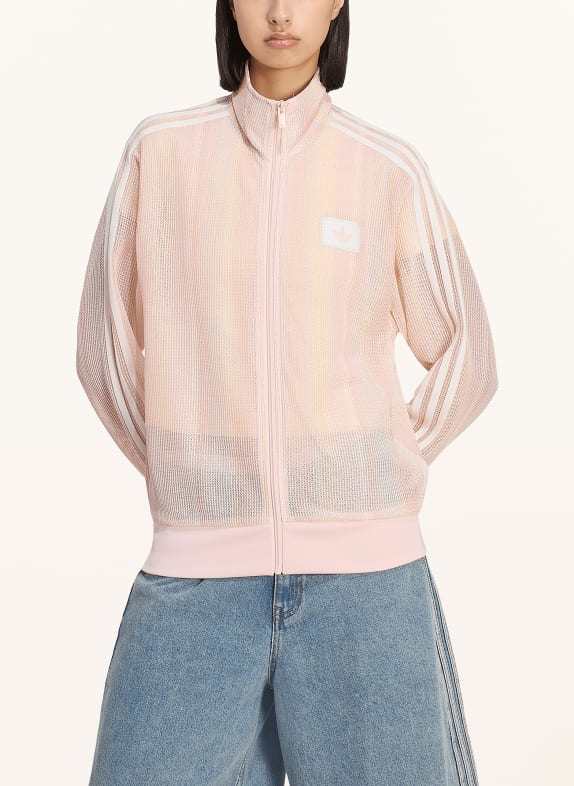 adidas Originals Trainingsjack KNITTED FIREBIRD ROSE CLAIR / WIT