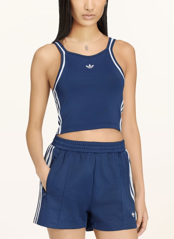 adidas Originals VINTAGE tanktop DONKERBLAUW / LICHTBLAUW