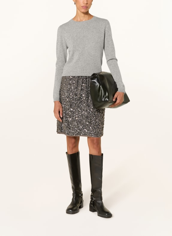 darling harbour Cashmere-Pullover GREY MELANGE