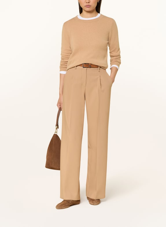 darling harbour Cashmere-Pullover CAMEL