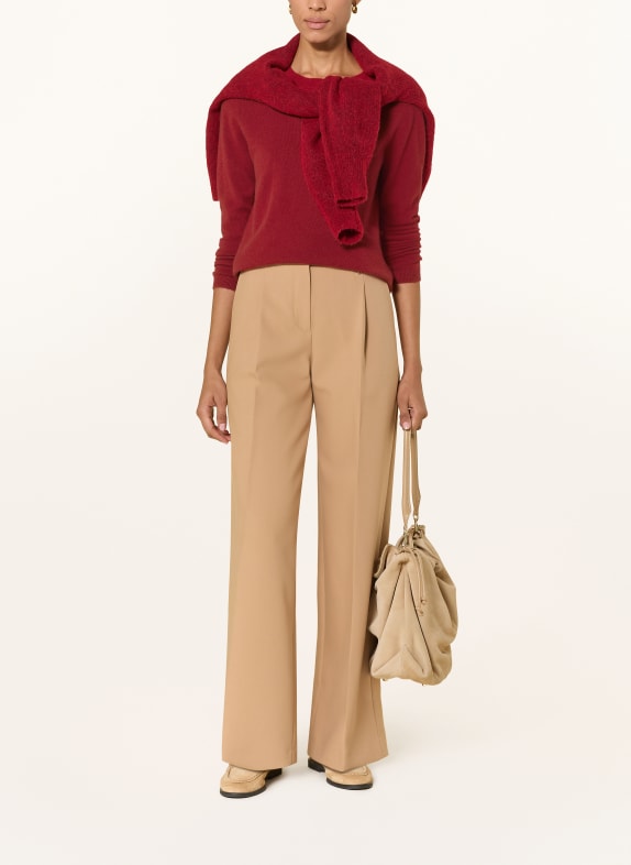 darling harbour Cashmere-Pullover BRICK RED