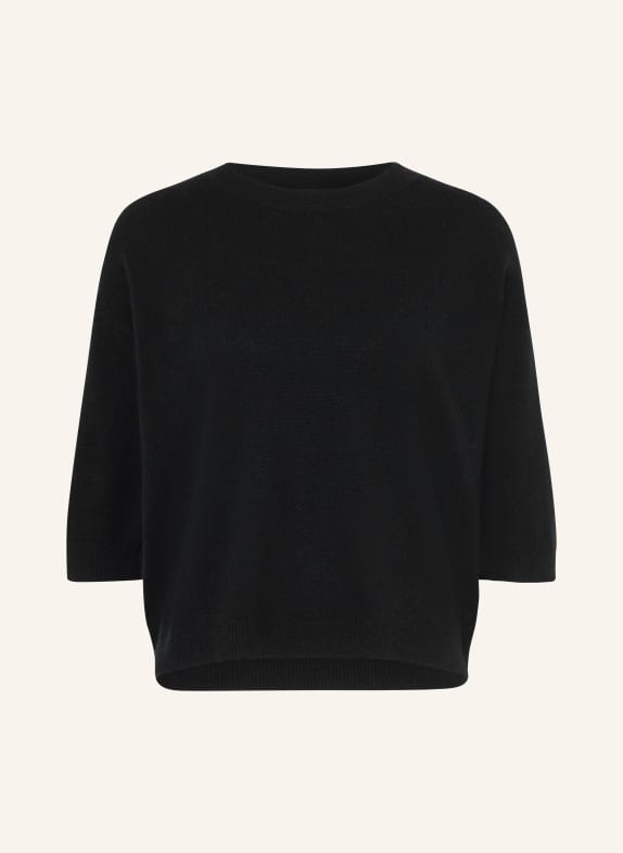 darling harbour Cashmere-Pullover mit 3/4-Arm BLACK