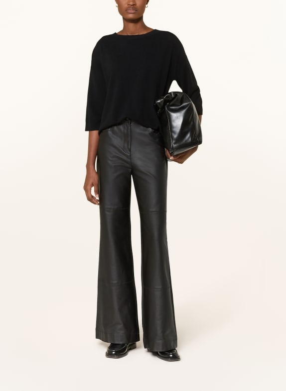 darling harbour Kasjmiertrui met 3/4-mouwen BLACK