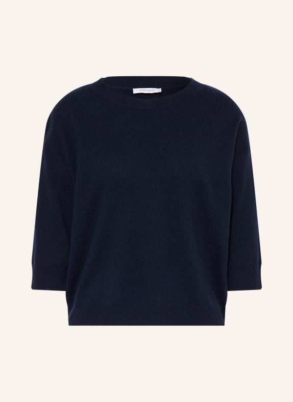 darling harbour Cashmere-Pullover mit 3/4-Arm NAVY