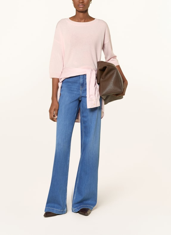 darling harbour Cashmere-Pullover mit 3/4-Arm ROSE