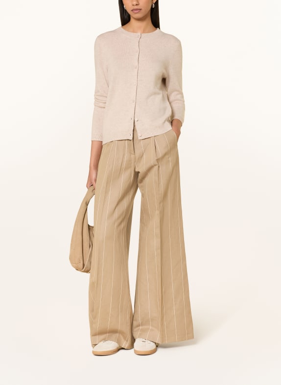 darling harbour Strickjacke aus Cashmere pebble melange