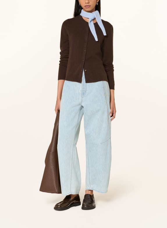 darling harbour Kasjmier vest DARK BROWN