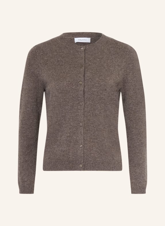 darling harbour Cardigan din cașmir truffle melange
