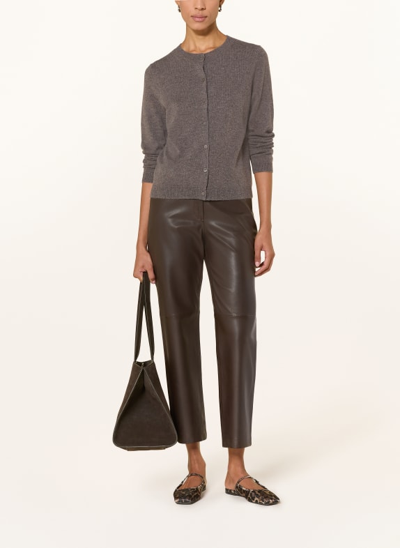 darling harbour Strickjacke aus Cashmere truffle melange