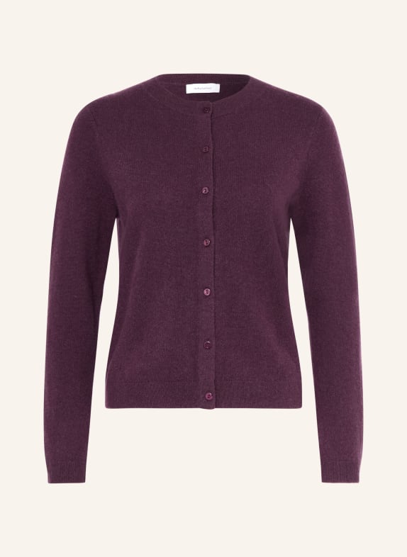 darling harbour Strickjacke aus Cashmere PLUM