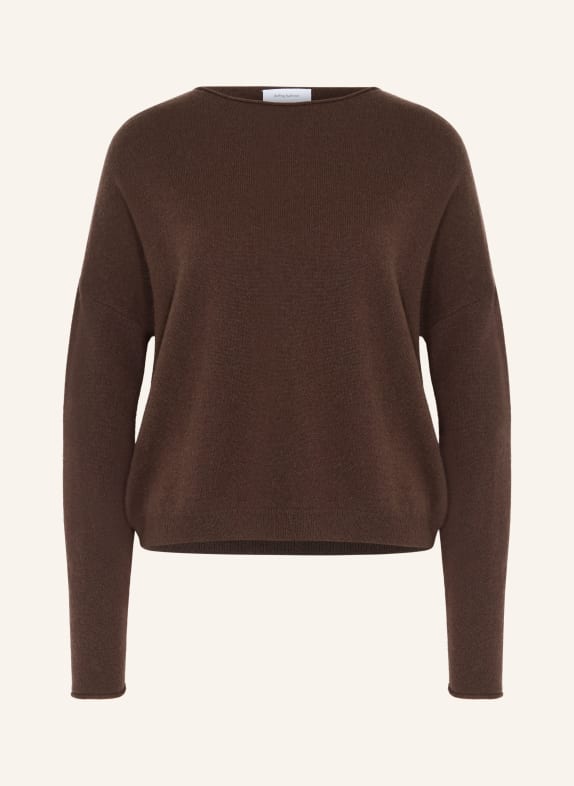 darling harbour Cashmere sweater DARK BROWN