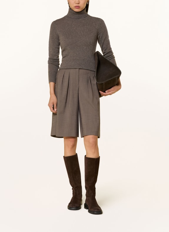 darling harbour Rollkragenpullover aus Cashmere TAUPE