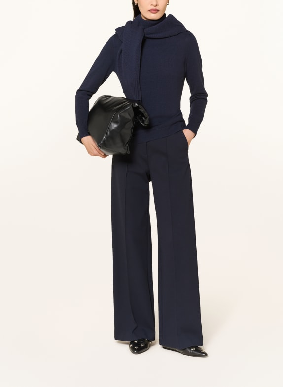 darling harbour Rollkragenpullover aus Cashmere NAVY