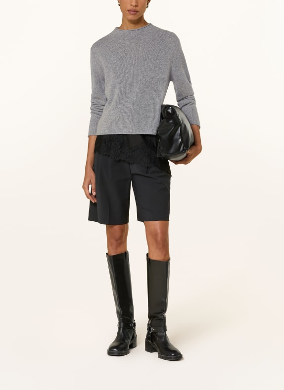 darling harbour Cashmere-Pullover GREY MELANGE