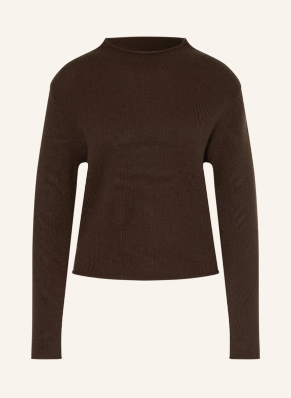 darling harbour Cashmere-Pullover DUNKELBRAUN