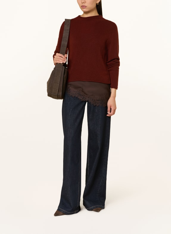 darling harbour Cashmere-Pullover DUNKELROT