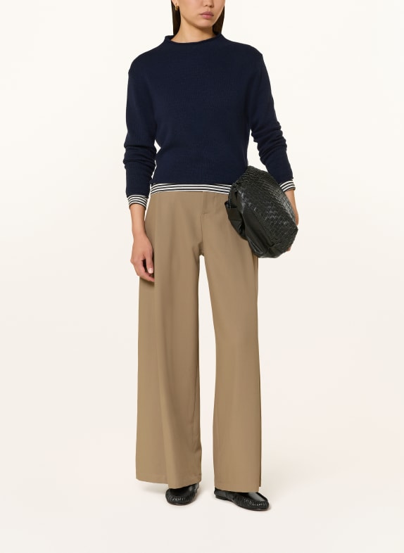 darling harbour Cashmere-Pullover DUNKELBLAU