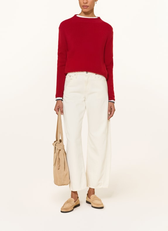 darling harbour Cashmere-Pullover BRICK RED