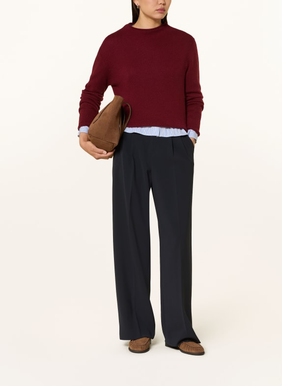 darling harbour Cashmere-Pullover DUNKELROT