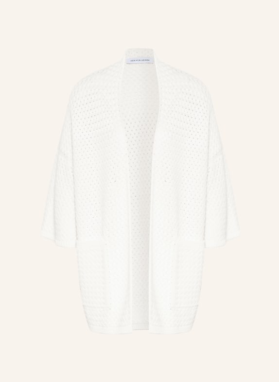 IRIS von ARNIM Knit cover with 3/4 sleeves ECRU