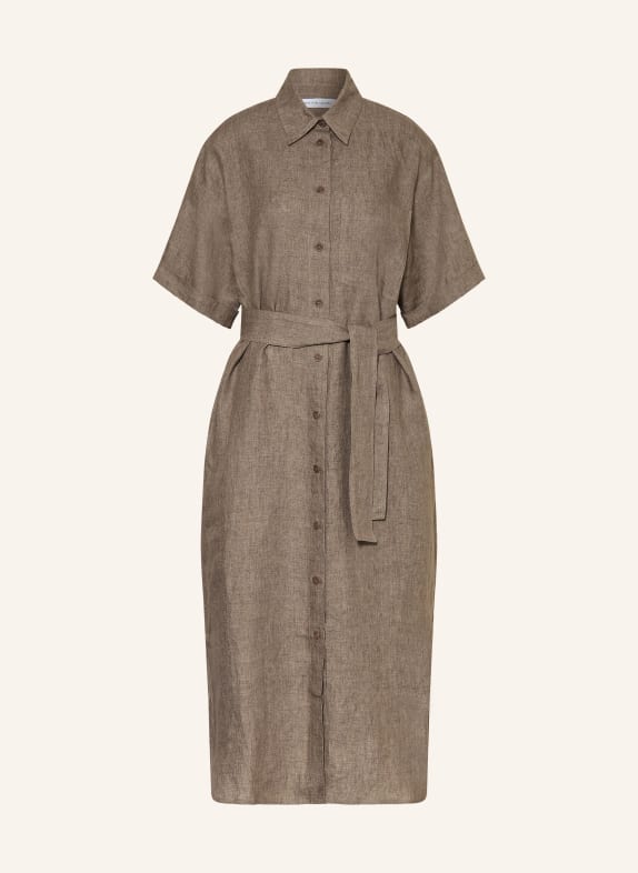 IRIS von ARNIM Lněné šaty SANTALUZ ČERNOŠEDÁ