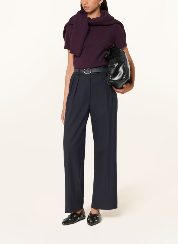 darling harbour Stickad tröja i kashmir PLUM