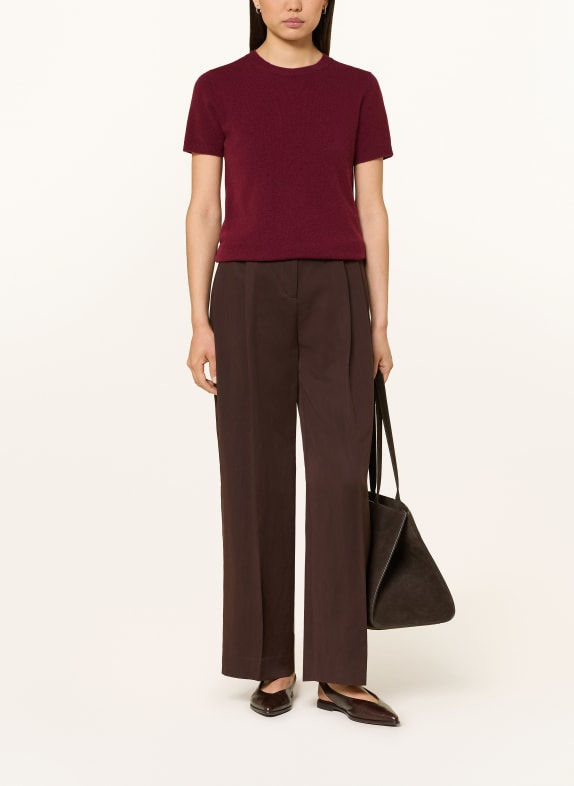 darling harbour Strickshirt aus Cashmere BORDEAUX