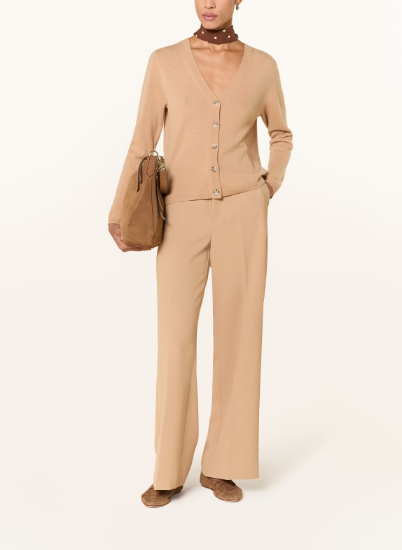 darling harbour Strickjacke aus Cashmere CAMEL