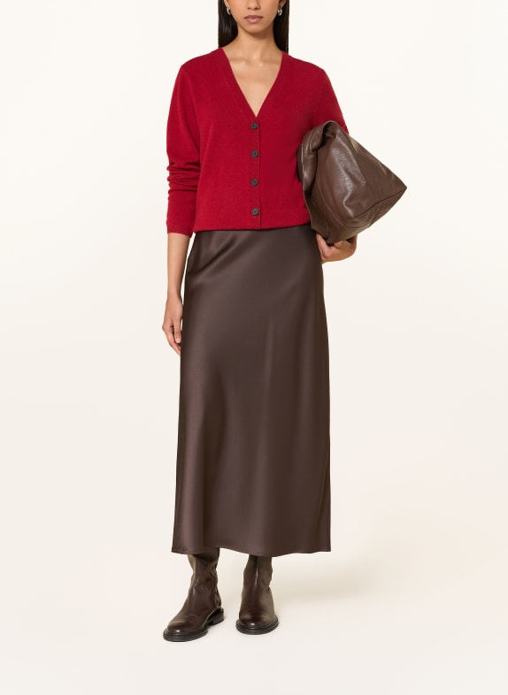 darling harbour Strickjacke aus Cashmere BRICK RED