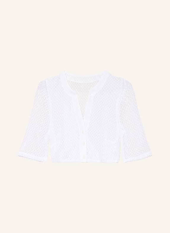 WALDORFF Blouse dirndl en dentelle BLANC