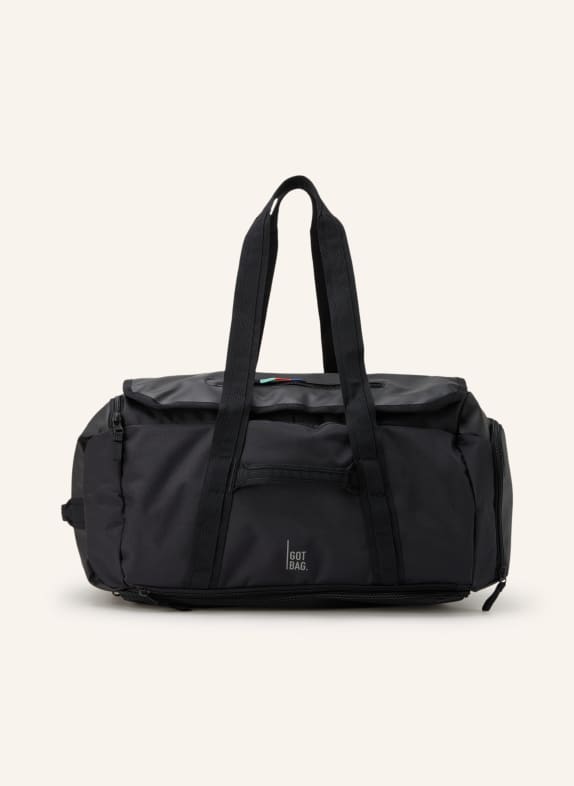 GOT BAG Cestovní taška DUFFLE PACK 39 l s přihrádkou na notebook ČERNÁ