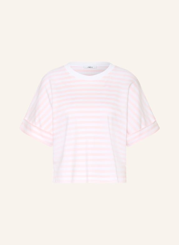 ZAÍDA T-shirt ROSE CLAIR / BLANC