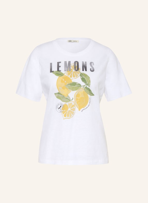 ZAÍDA T-shirt BLANC / JAUNE FONCÉ / VERT