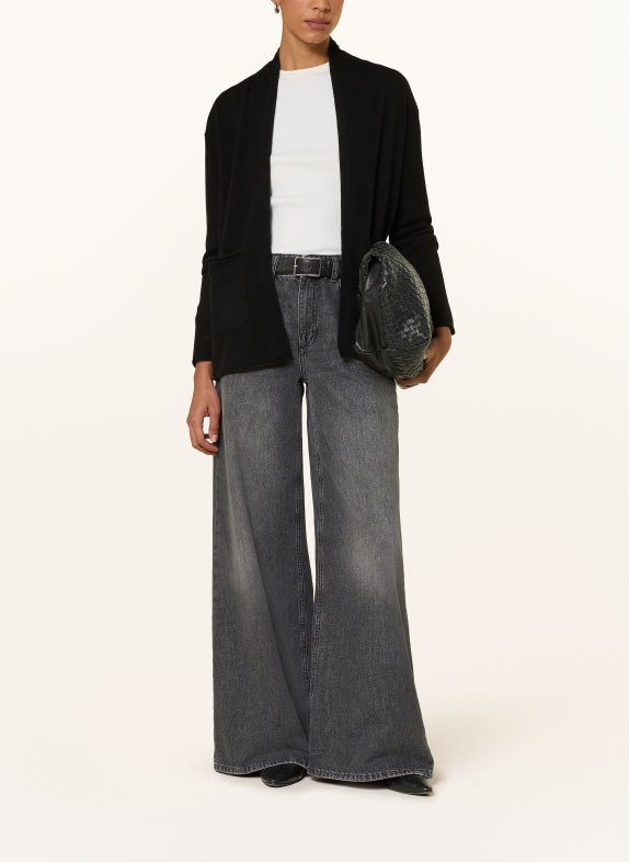 darling harbour Strickhülle aus Cashmere BLACK