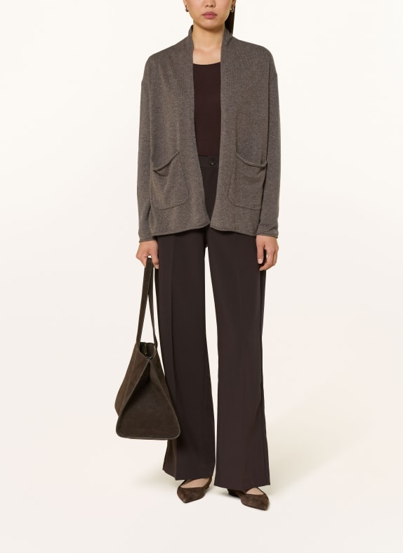 darling harbour Strickhülle aus Cashmere TAUPE
