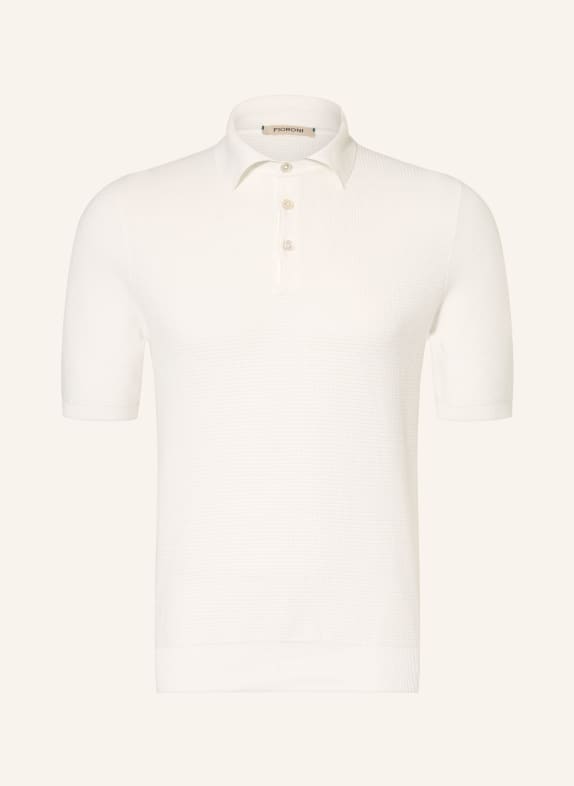 FIORONI Polo en maille BLANC