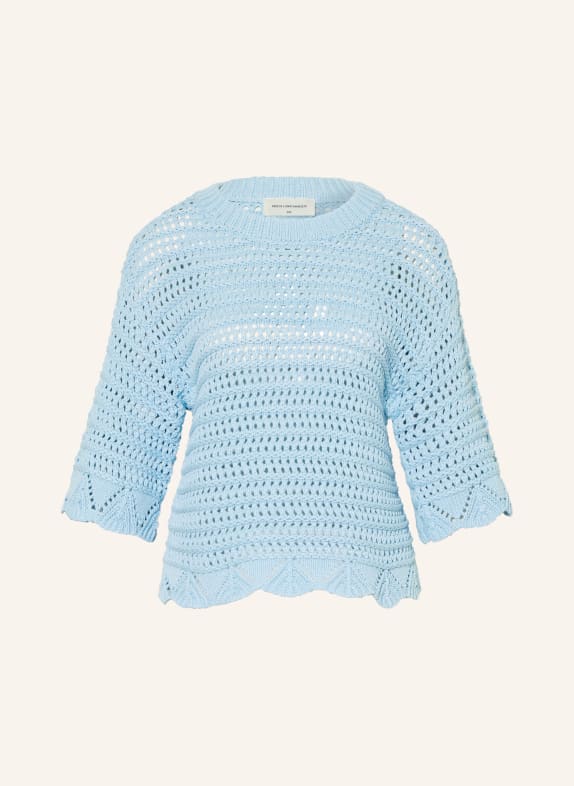 MSCH COPENHAGEN Strickshirt MSCHTABITHA FAIRYN HELLBLAU