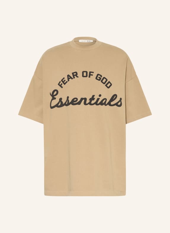 ESSENTIALS - FEAR OF GOD Oversized-Shirt BEIGE / SCHWARZ
