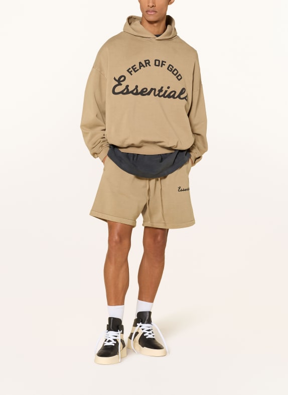 ESSENTIALS - FEAR OF GOD short de survêtement BEIGE / NOIR
