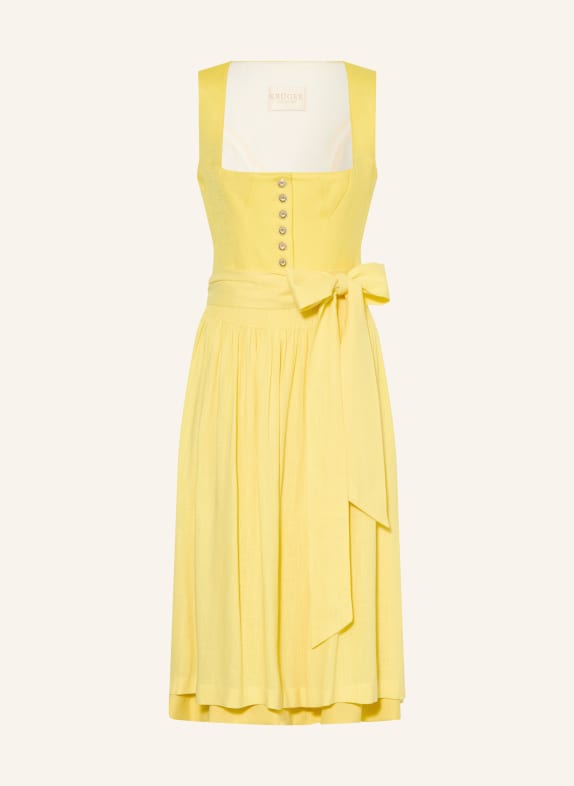 KRÜGER Dirndl FRIEDERIKE GELB
