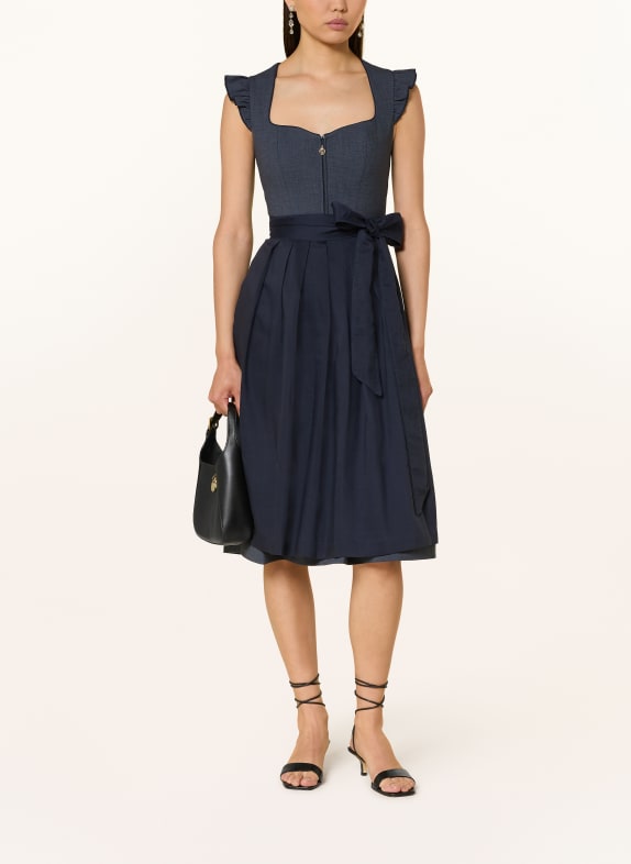 KRÜGER Dirndl ISALYNN DONKERBLAUW