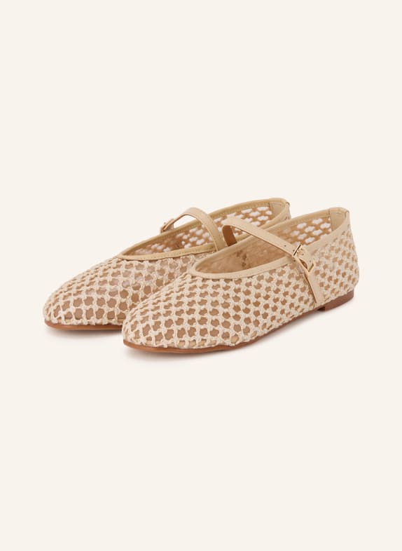 Toral Mary-Jane-Ballerinas SYBILLA CREME